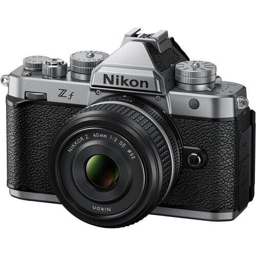 Nikon Zf 40mm f/2 SE Lensli Aynasız Fotoğraf Makinesi (Silver) (11.000 ₺ Geri Ödeme)