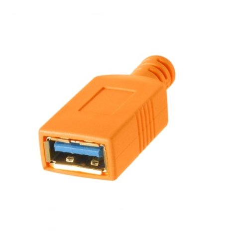 Tether Tools USB-C to USB-A Female Adapter (Extender) CUCA415-ORG