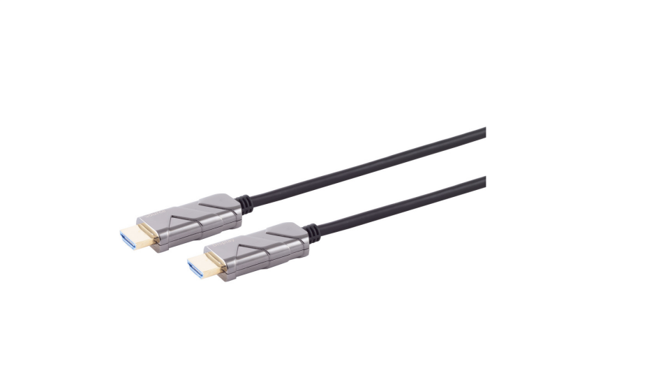 S-IMPULS 10K Fiber Optik HDMI Kablo , HDMI 2.1, 48Gbps, 8K 120Hz, 4K 240Hz, eARC, VRR, AOC Aktif Optik HDMI Kablo (Source → Display)