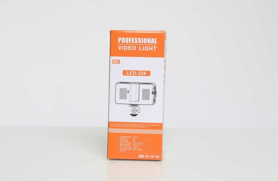 Gdx Pro Led 228AS Bataryalı Sürekli Led Işık