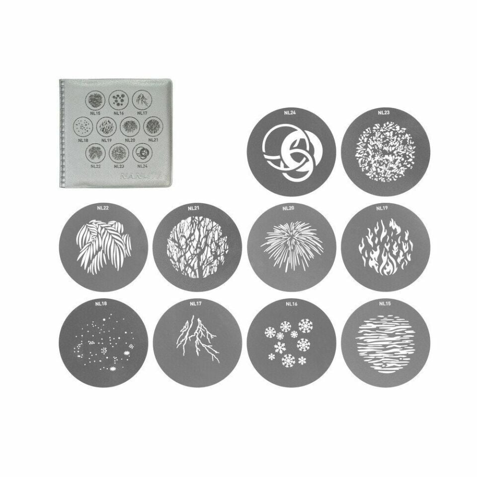 Nanlite AS-GB-FMM-SET2  Gobo  Optik Şekillendirici (1Gün Sonra Teslim)