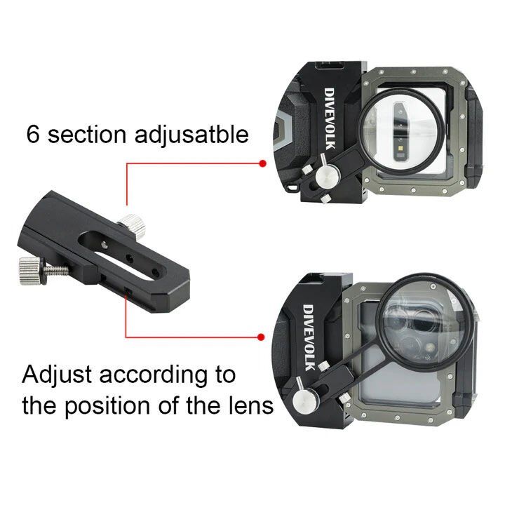 DIVEVOLK Lens / Filtre Adaptör