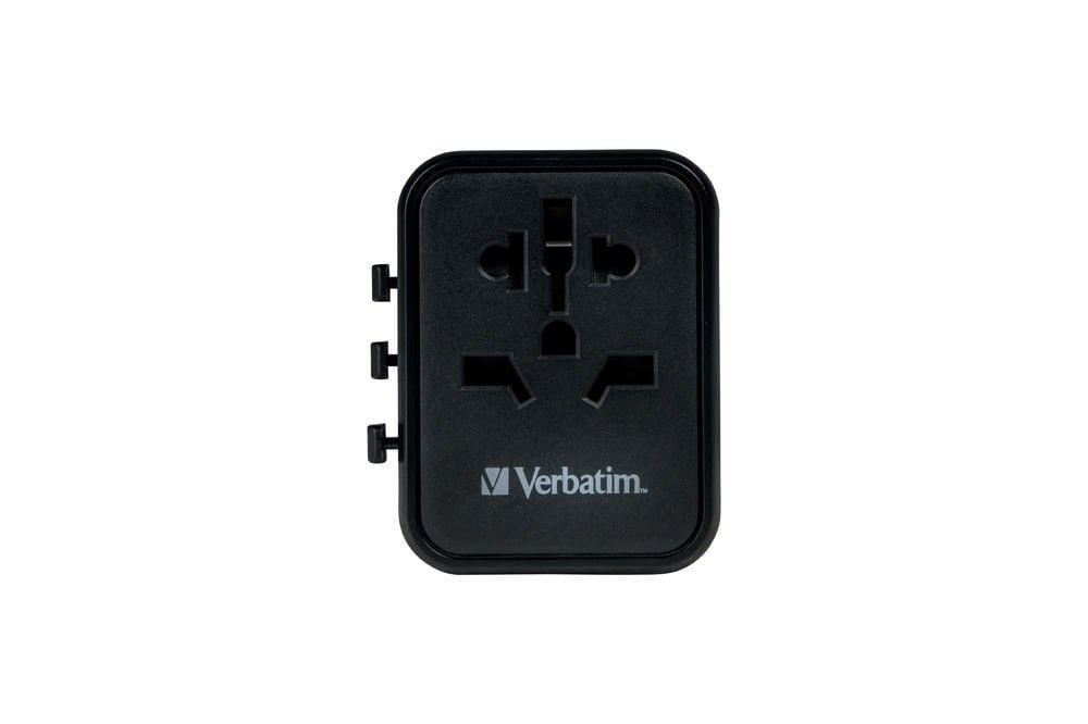 Verbatim UTA-02 Evrensel Seyahat Adaptörü - PD20W / QC / 1xUSB / 1xType-C