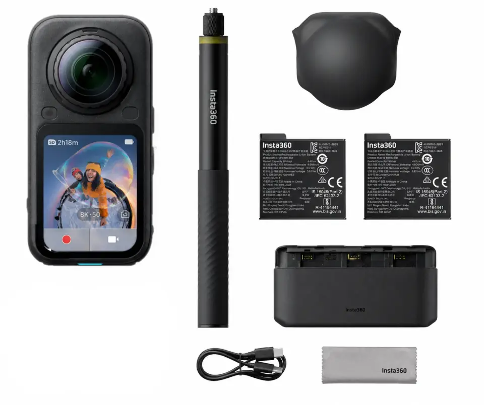 Insta360 X6 360° Aksiyon Kamerası Essentials Bundle