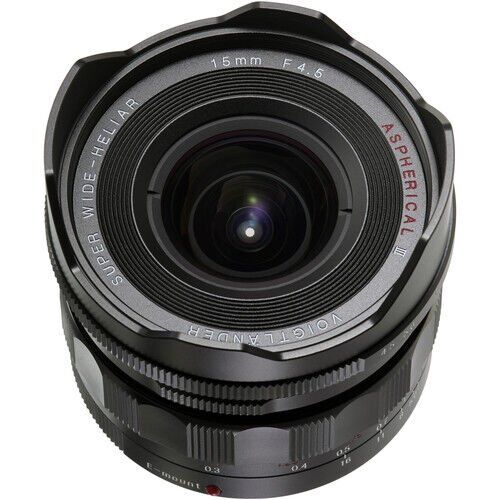 Voigtländer lens F4.5/15mm E-mount SUPER WIDE-HELIAR
