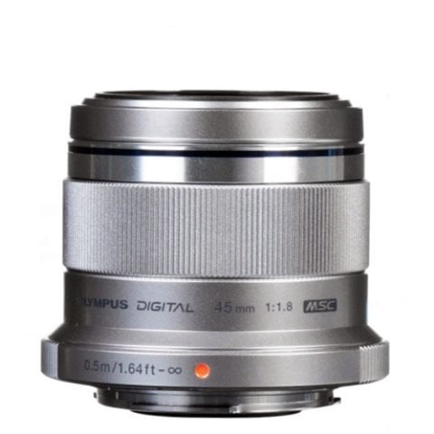 Olympus 45mm f/1.8 MSC Lens - Silver