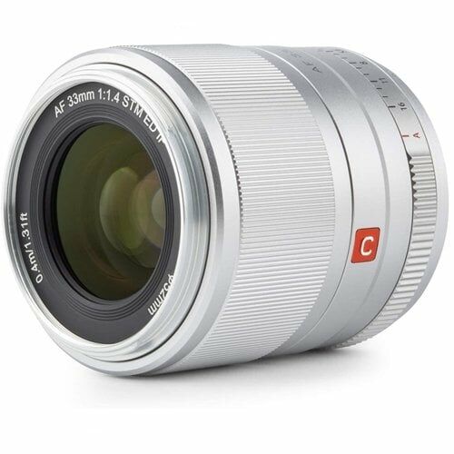 Viltrox AF 33mm f / 1.4 XF Lens (Fujifilm X) (Silver)