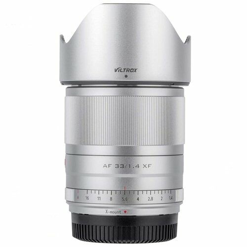 Viltrox AF 33mm f / 1.4 XF Lens (Fujifilm X) (Silver)