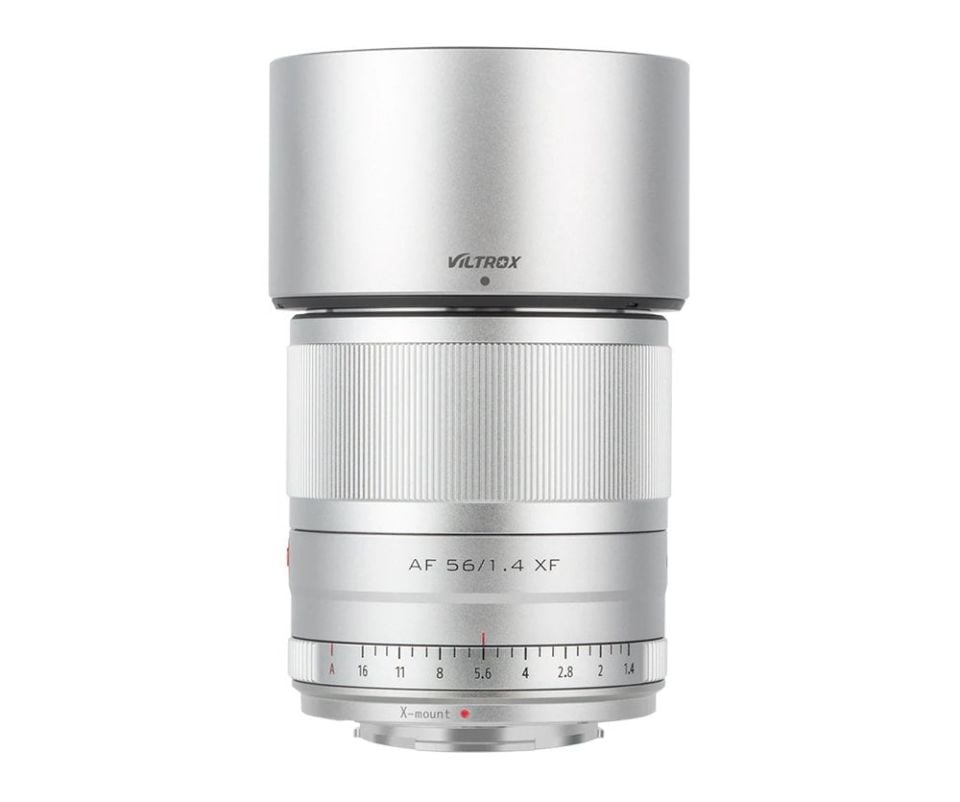 Viltrox AF 56mm f / 1.4 XF Lens (Fuji X) (Silver)