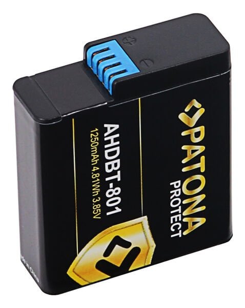 Patona 13325 Protect AHDBT-801 Gopro Hero8, Hero7, Hero6, Hero5 Batarya
