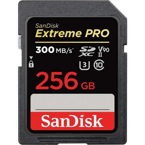SanDisk 256GB Extreme PRO 300Mb SDXC UHS-II V90 SD Kart