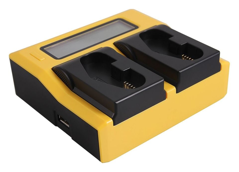 PATONA 7686 Dual LCD USB Charger Canon LP-E4 LP-E19