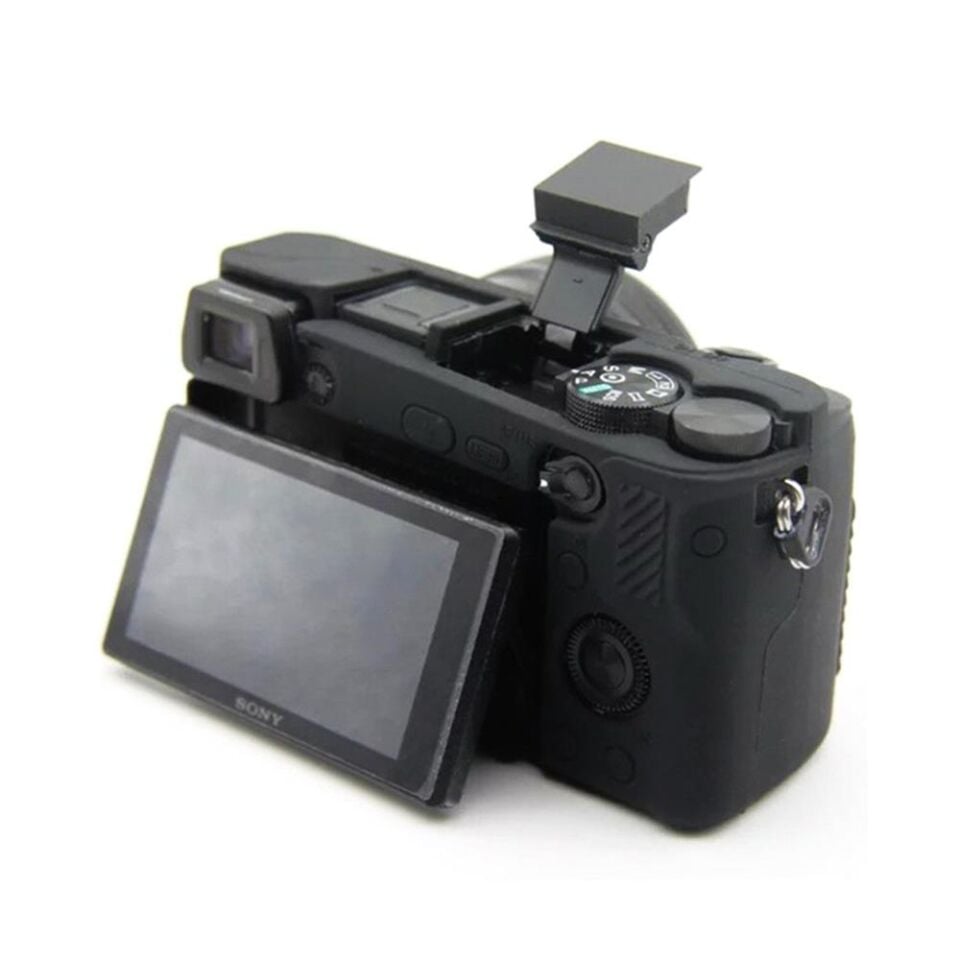 Sanger Silikon Kılıf Sony A6300 Uyumlu Siyah