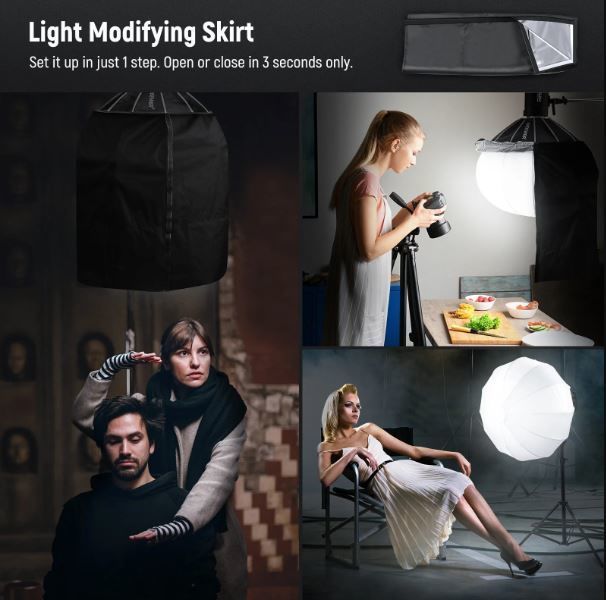 NEEWER NS65L Hızlı Kurulan 65cm Fener Softbox