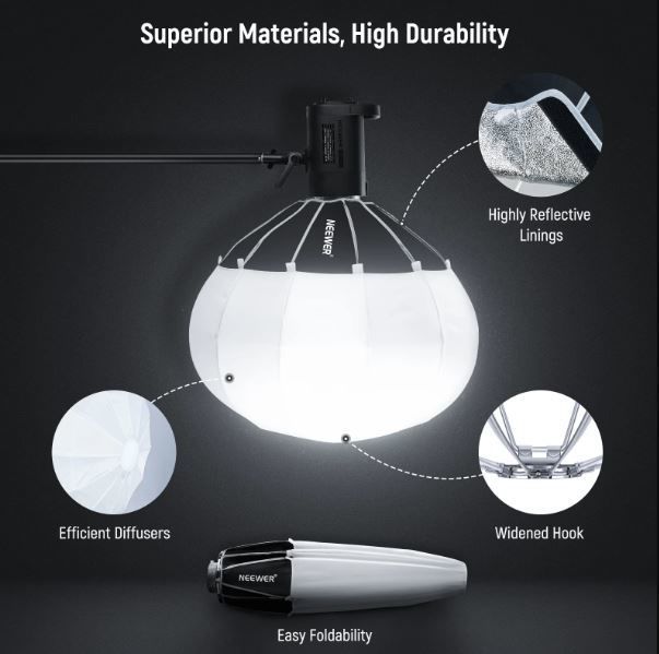 NEEWER NS65L Hızlı Kurulan 65cm Fener Softbox
