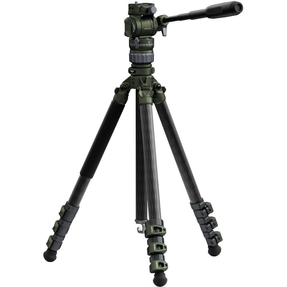 TILTA  Travel Video Fluid Head with 3 Stage - Forest Green TT-VT05-FB-FG