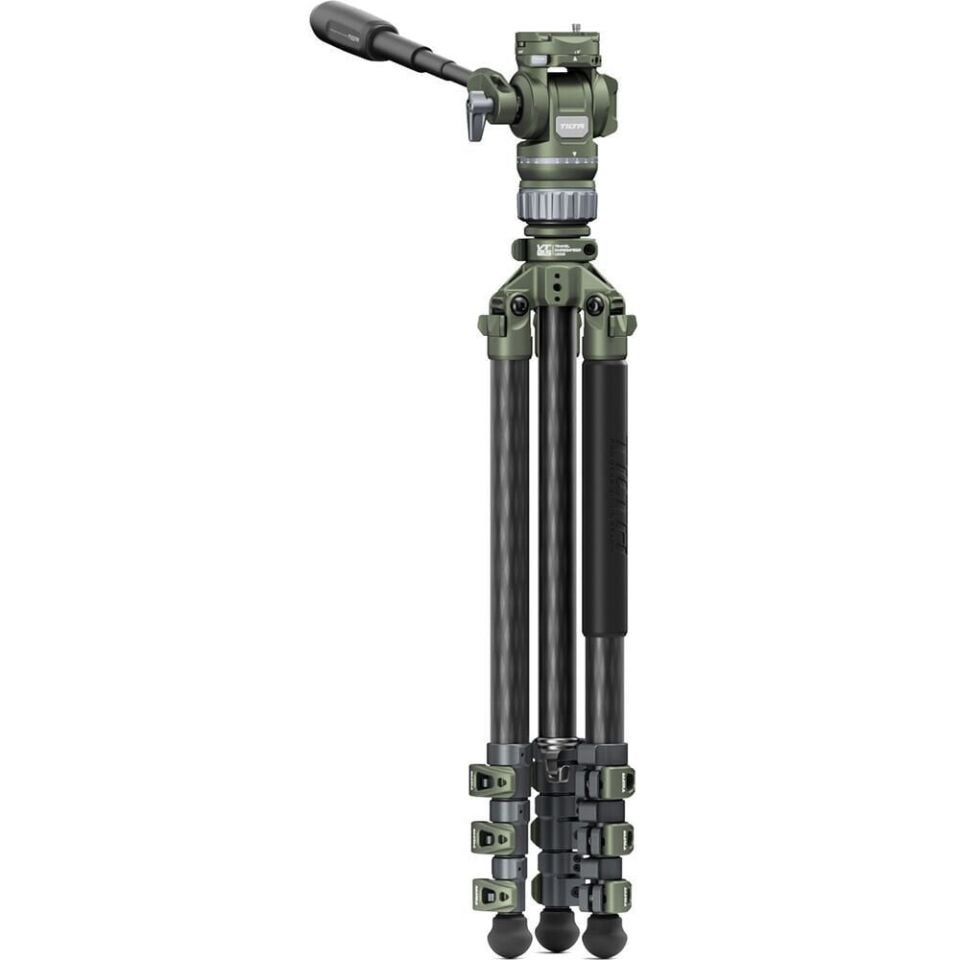 TILTA  Travel Video Fluid Head with 3 Stage - Forest Green TT-VT05-FB-FG