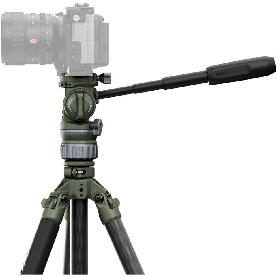TILTA  Travel Video Fluid Head with 3 Stage - Forest Green TT-VT05-FB-FG