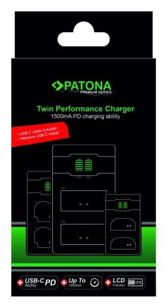 Patona Sony NP-F970 Premium Twin Performance İkili USB Şarj Aleti Cihazı