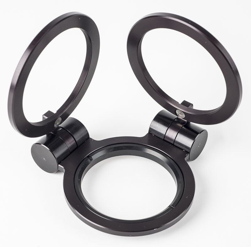 Saga çiftli diopter tutucu