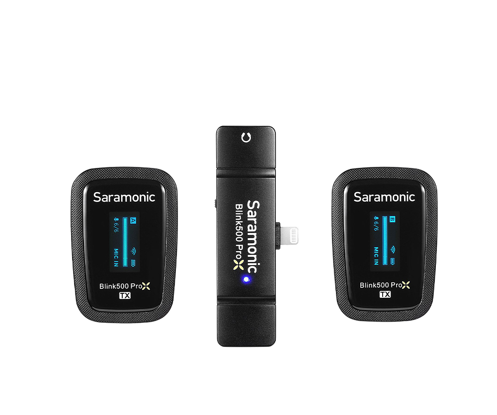 Saramonic Blink500 ProX B4 Kablosuz İkili Mikrofon (Iphone)