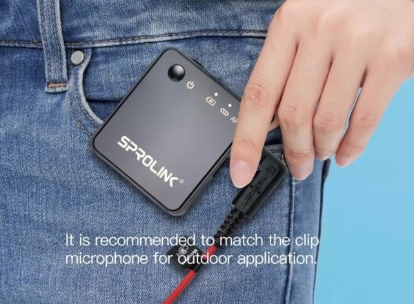 Sprolink Mi1 Tekli Yaka Mikrofonu