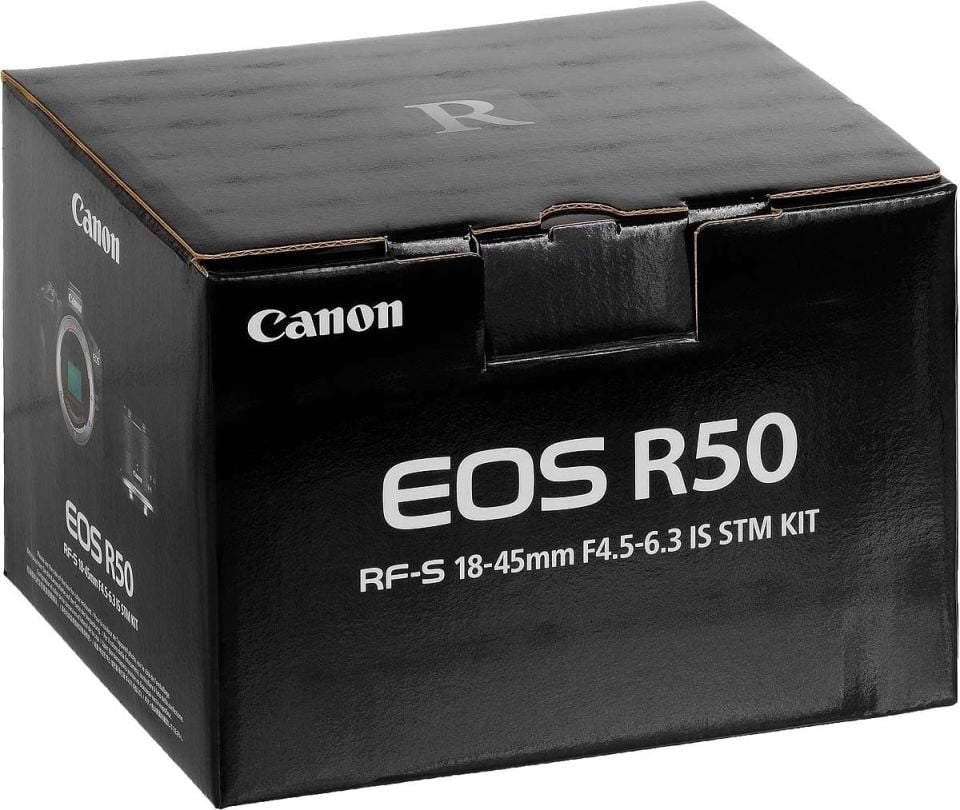 Canon EOS R50 + RF-S 18-45mm F4.5-6.3 IS STM Lensli Kit