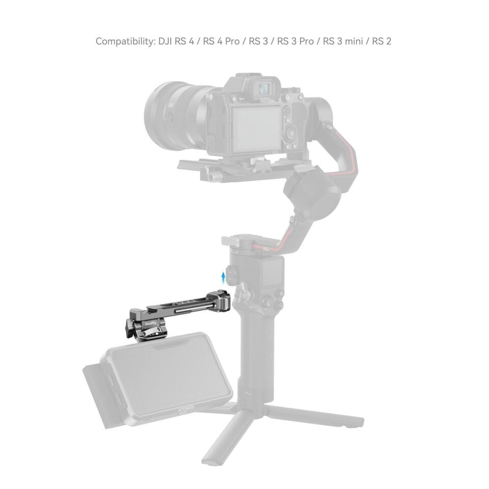 SmallRig 4637 HawkLock H21 DJI Sabitleyiciler için Monitör Desteği