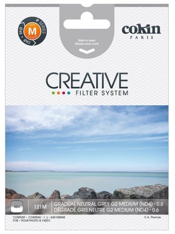 Cokin Graduated ND Filter -Medium (ND4) (0.6) - Medium Size (P Series) P121M
