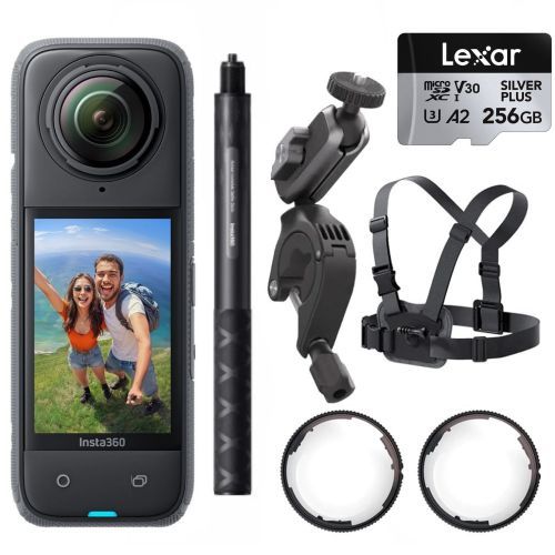 Insta360 X4 Bisiklet Kiti + 256GB Hafıza Kartı