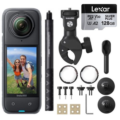 Insta360 X4 Motorsiklet Kiti + 128GB Hafıza Kartı