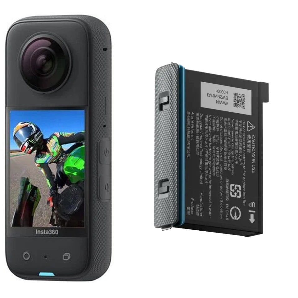 Insta360 X3 360 Derece Kamera + Yedek Batarya