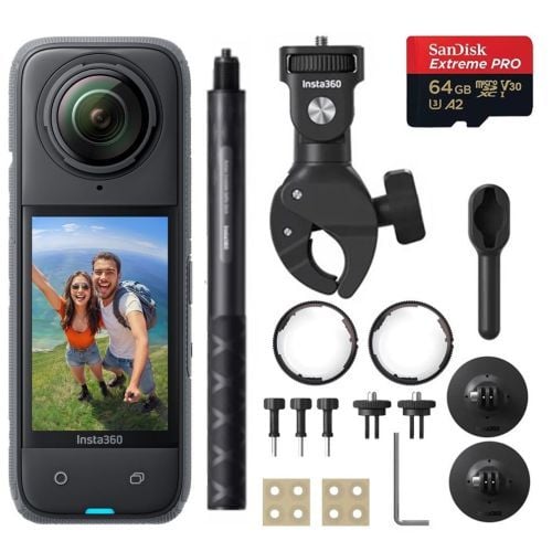 Insta360 X4 Motorsiklet Kiti + 64GB Hafıza Kartı