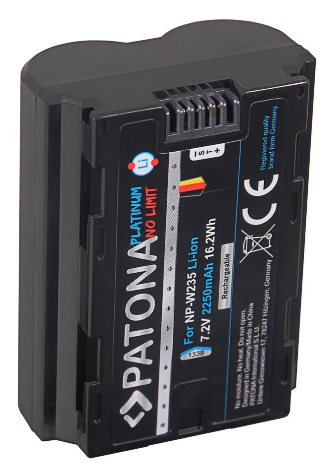 Patona Platinum Fuji NP-W235 Batarya Pil