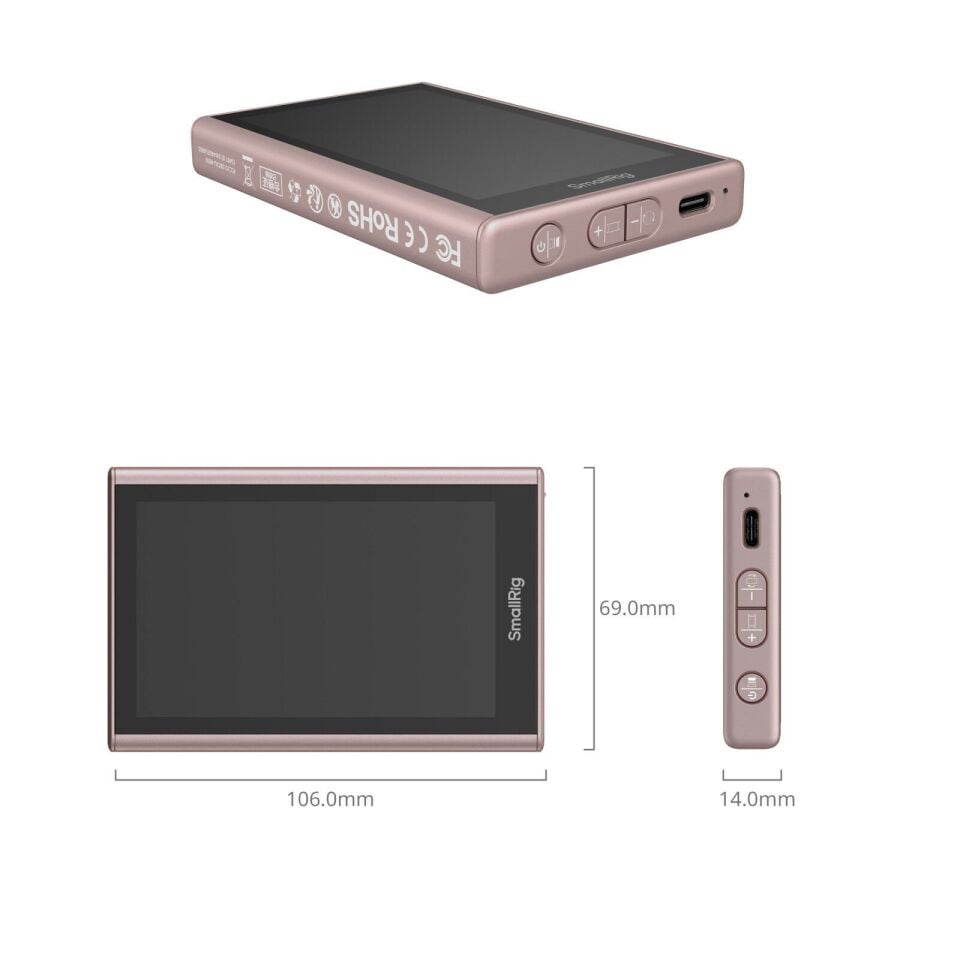 SmallRig 5746 Kablosuz Ekran Yansıtma Adaptörü (Selfie Kiti)