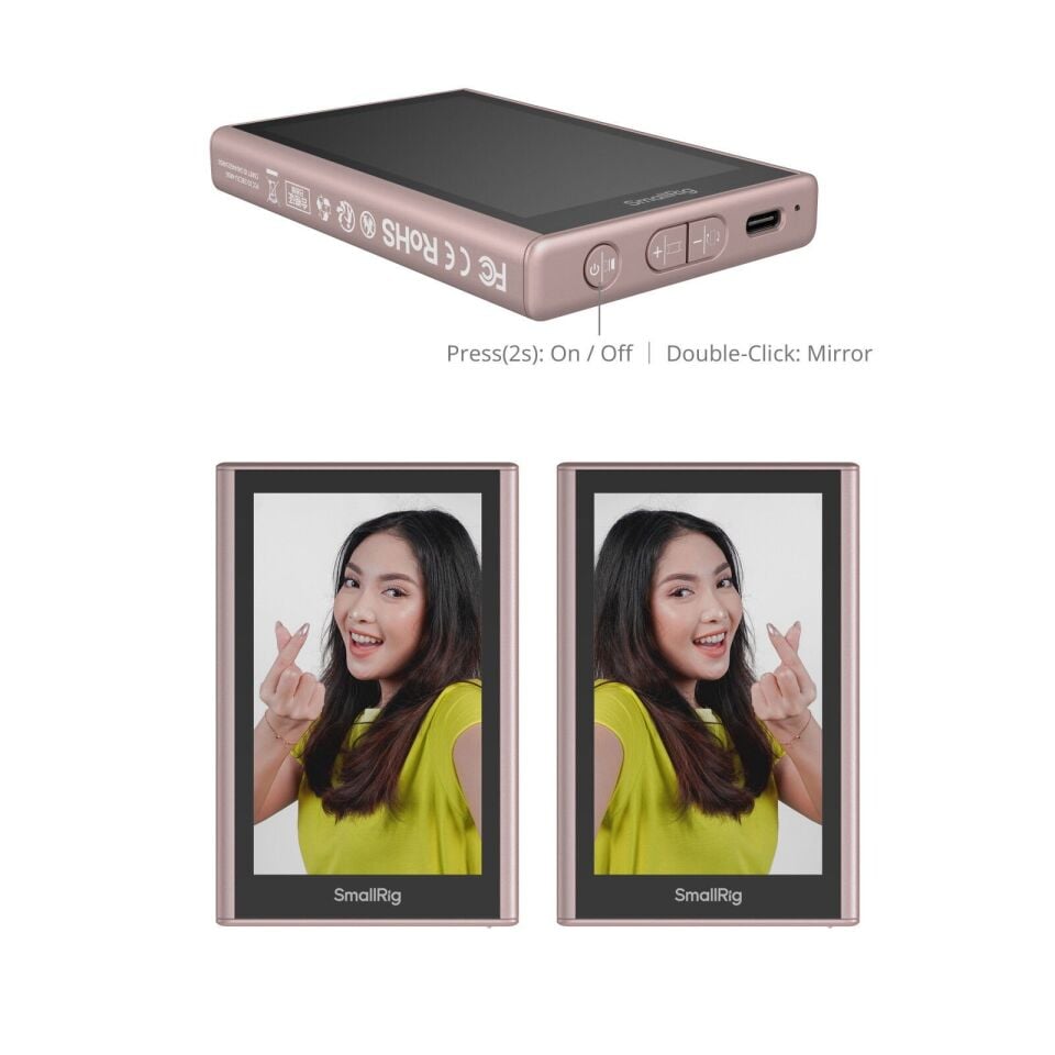 SmallRig 5746 Kablosuz Ekran Yansıtma Adaptörü (Selfie Kiti)