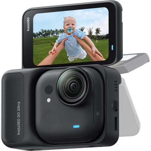 Insta360 GO Ultra Aksiyon kamerası (Gece ​​Yarısı Siyahı)