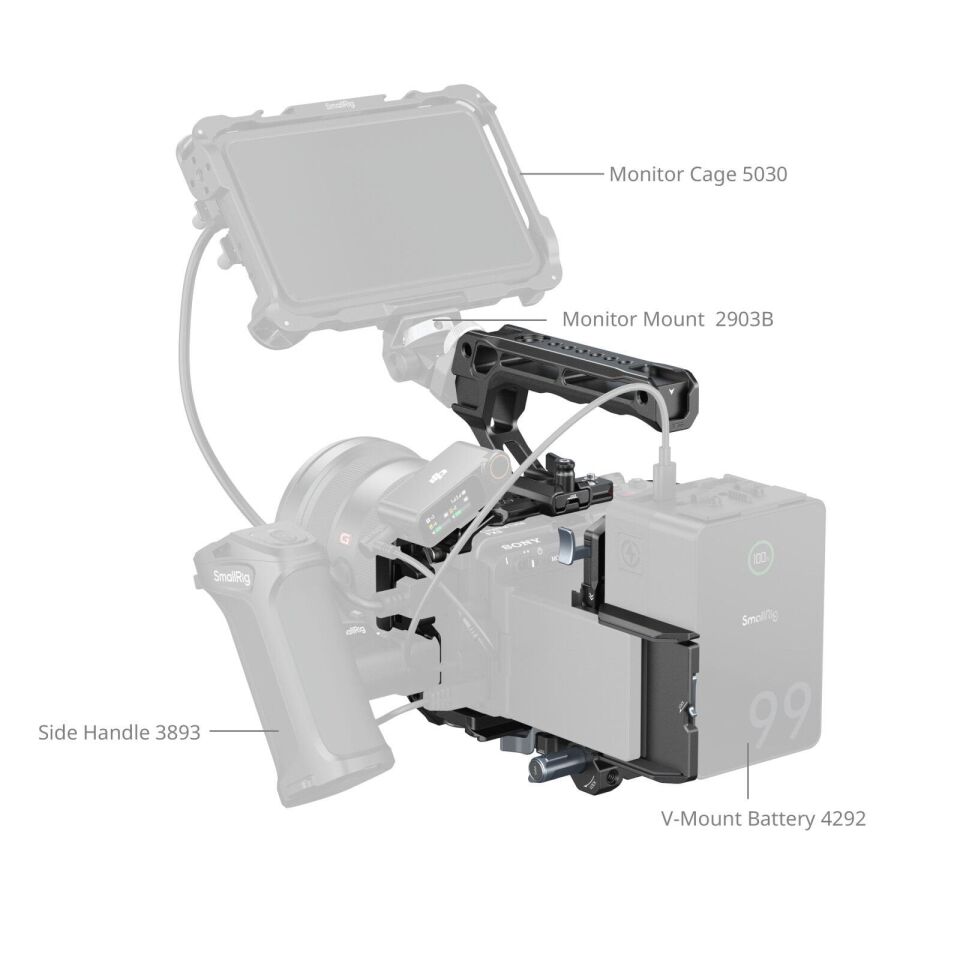 SmallRig 5823 Sony FX3/FX30 için Kafes Kiti