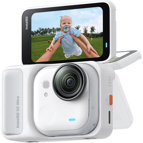 Insta360 GO Ultra Aksiyon kamerası (Arktik Beyaz)