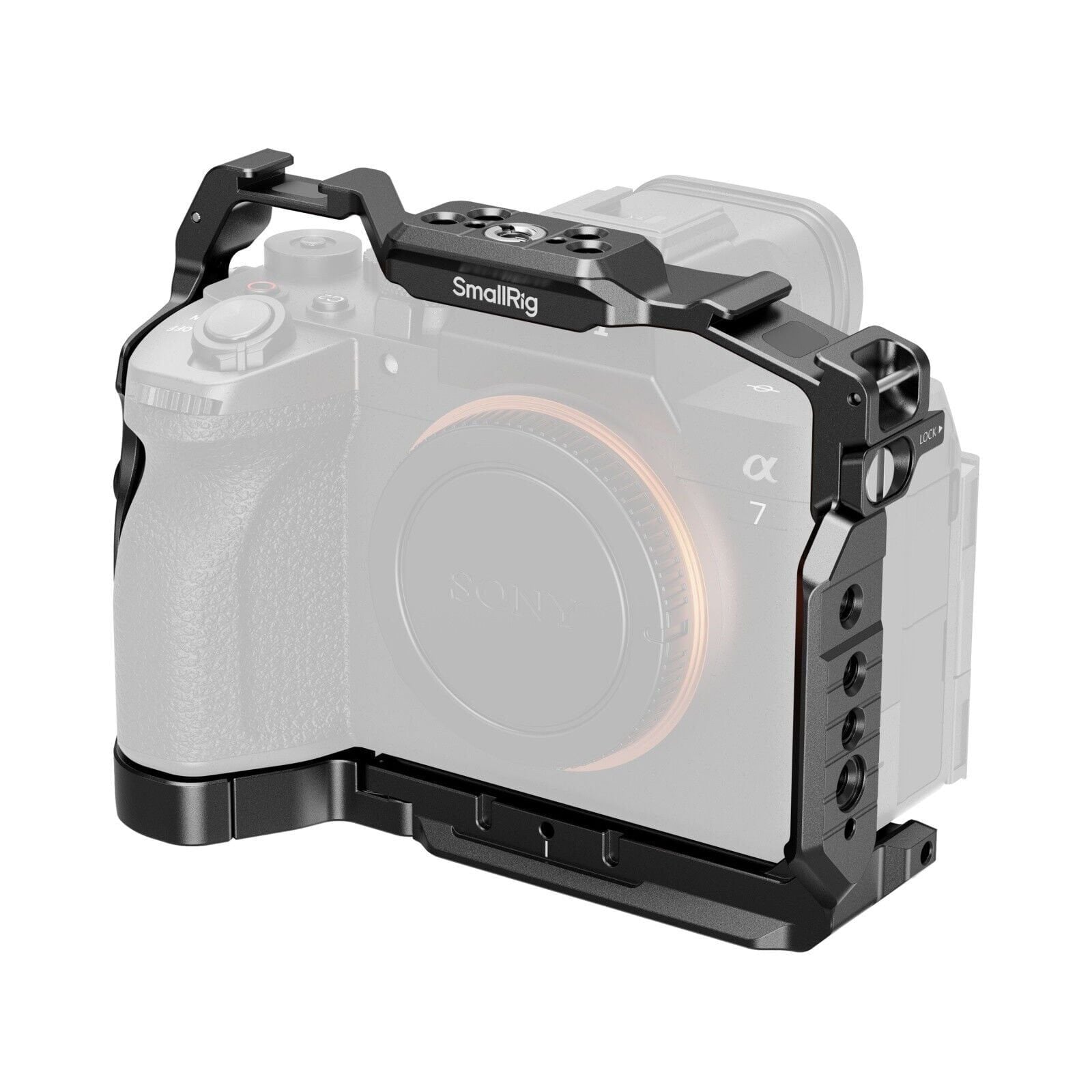 SmallRig 6024 HawkLock Hızlı Çıkarma Kafesi Sony Alpha 7 V/7R V/7 IV  için