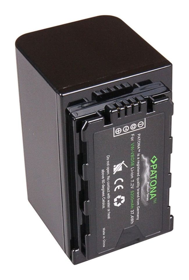 Patona Premium Panasonic VW-VBD58 Batarya Pil