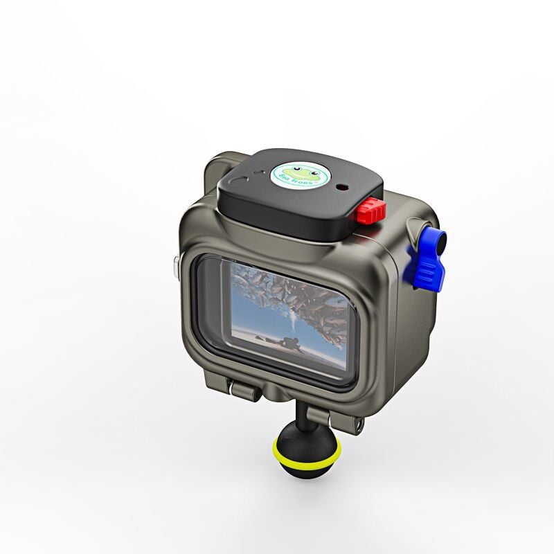 SeaFrogs Alüminyum GoPro Kabini ( 13/12/11/10/9 modeller için 200 metrelik)