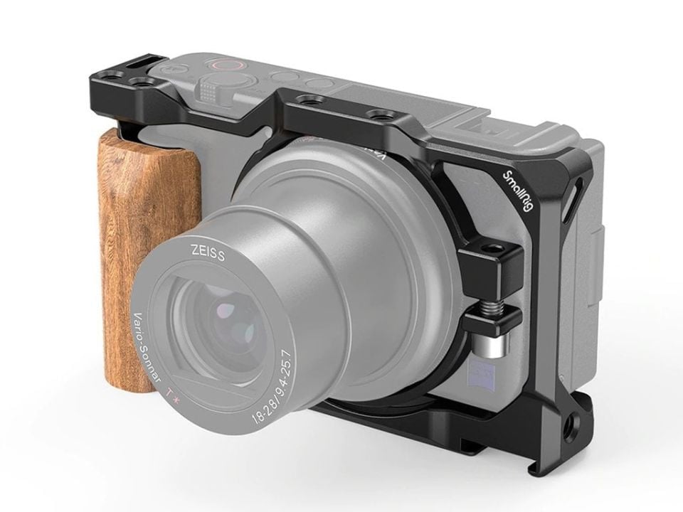 SmallRig 2937 Sony ZV1 İçin Ahşap Tutamaklı Kafes