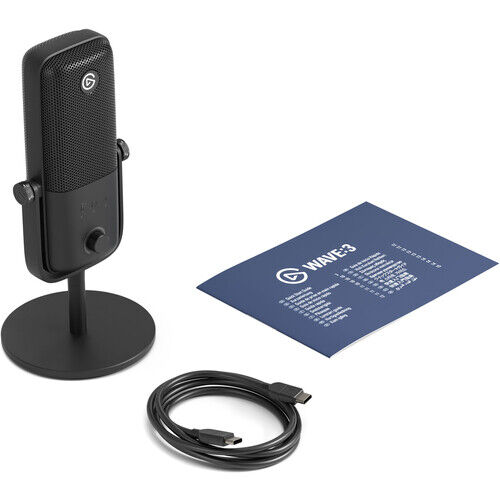 Elgato Wave:3 MK.2 USB Profesyonel Yayıncı Mikrofonu / 10MAO9901