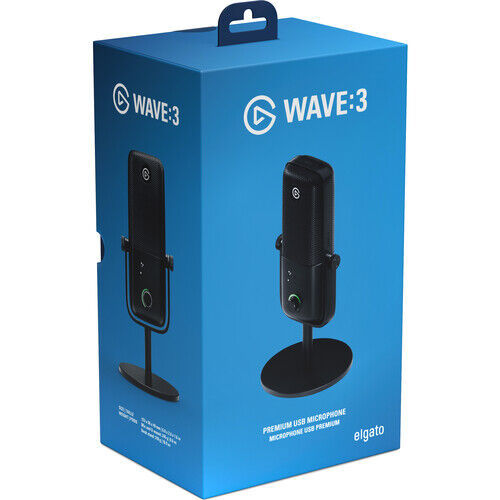 Elgato Wave:3 MK.2 USB Profesyonel Yayıncı Mikrofonu / 10MAO9901