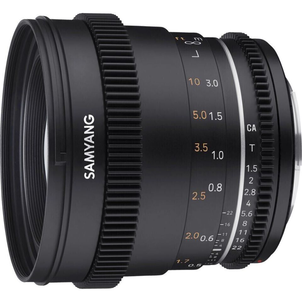 Samyang 50mm T1.5 VDSLR MK2 Cine Lens (Sony E)