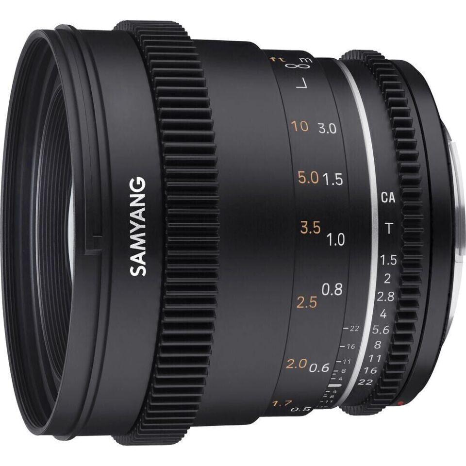 Samyang 50mm T1.5 VDSLR MK2 Cine Lens (Sony E)