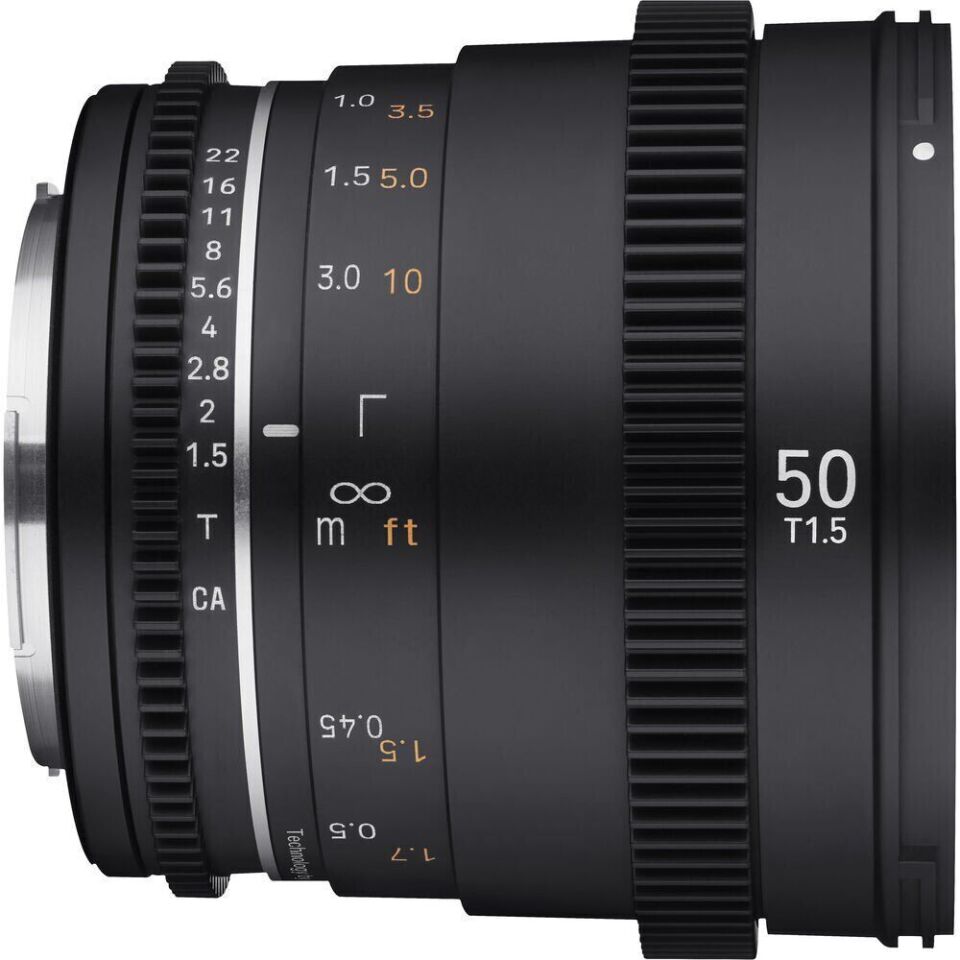Samyang 50mm T1.5 VDSLR MK2 Cine Lens (Sony E)