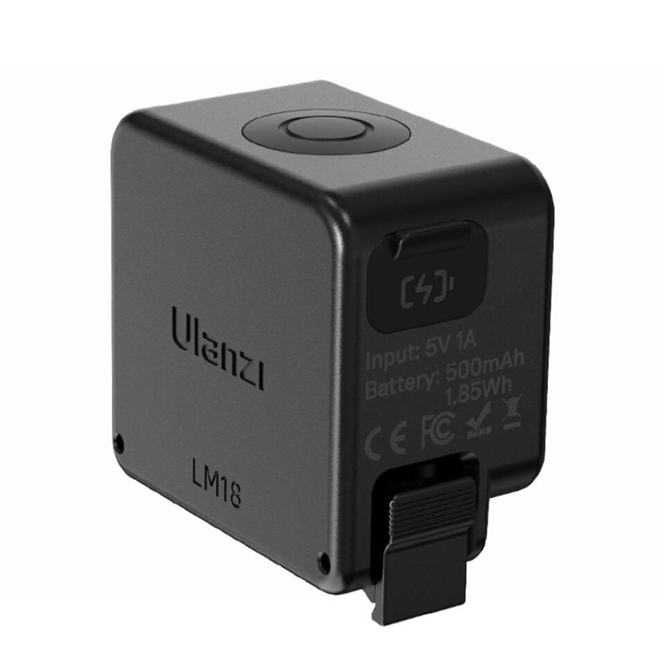Ulanzi LM18 Mini LED Işık DJI Osmo Action & Pocket için