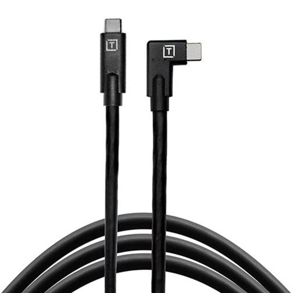 Tether Tools USB-C to USB-C Right Angle 4.6m Orange CUC15RT-BLK